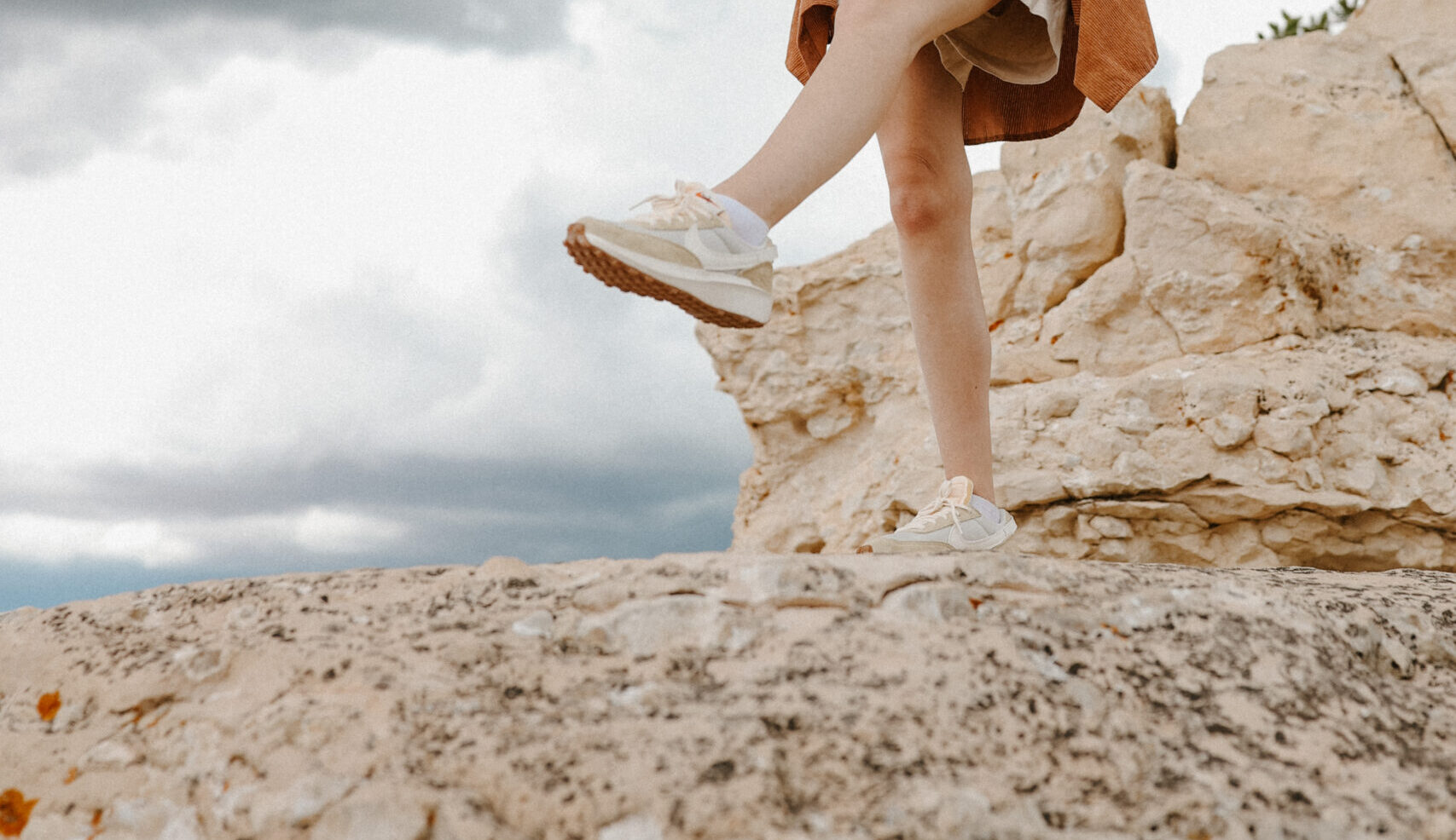 Girl in Utah kicking foot in air, Christian content. Christian Blogger